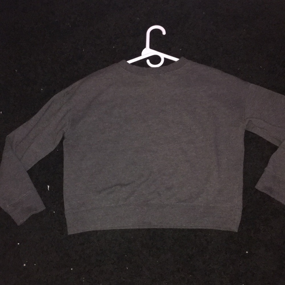 Gray Crop top